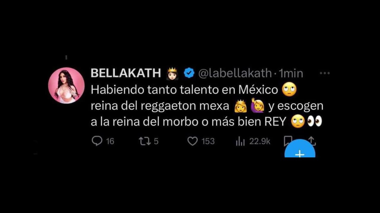 Esas fueron las palabras que presuntamente Bellakath publicó