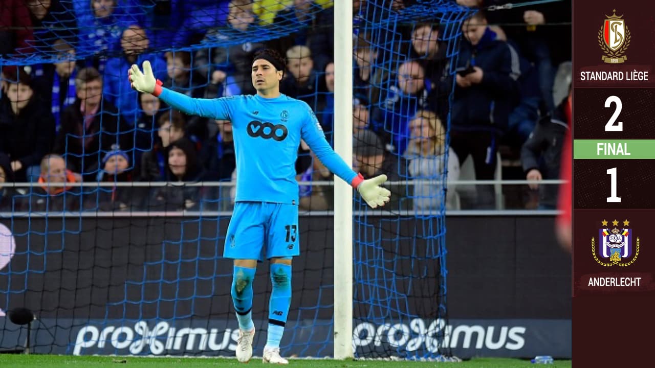 Standard Lieja del mexicano Guillermo Ochoa venció al Anderlecht del hondureño Andy Nájar