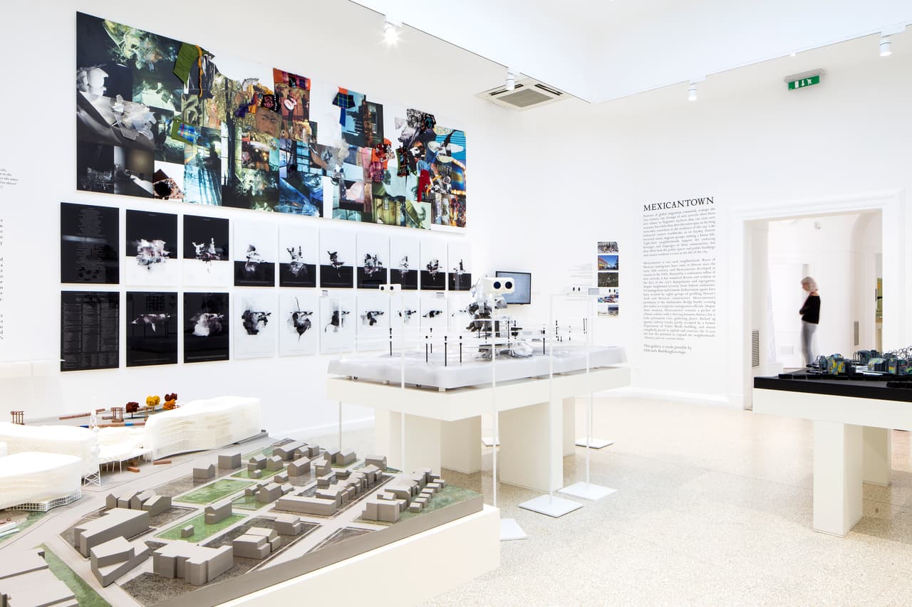 "La imaginación arquitectónica" se llama el pabellón de Estados Unidos.