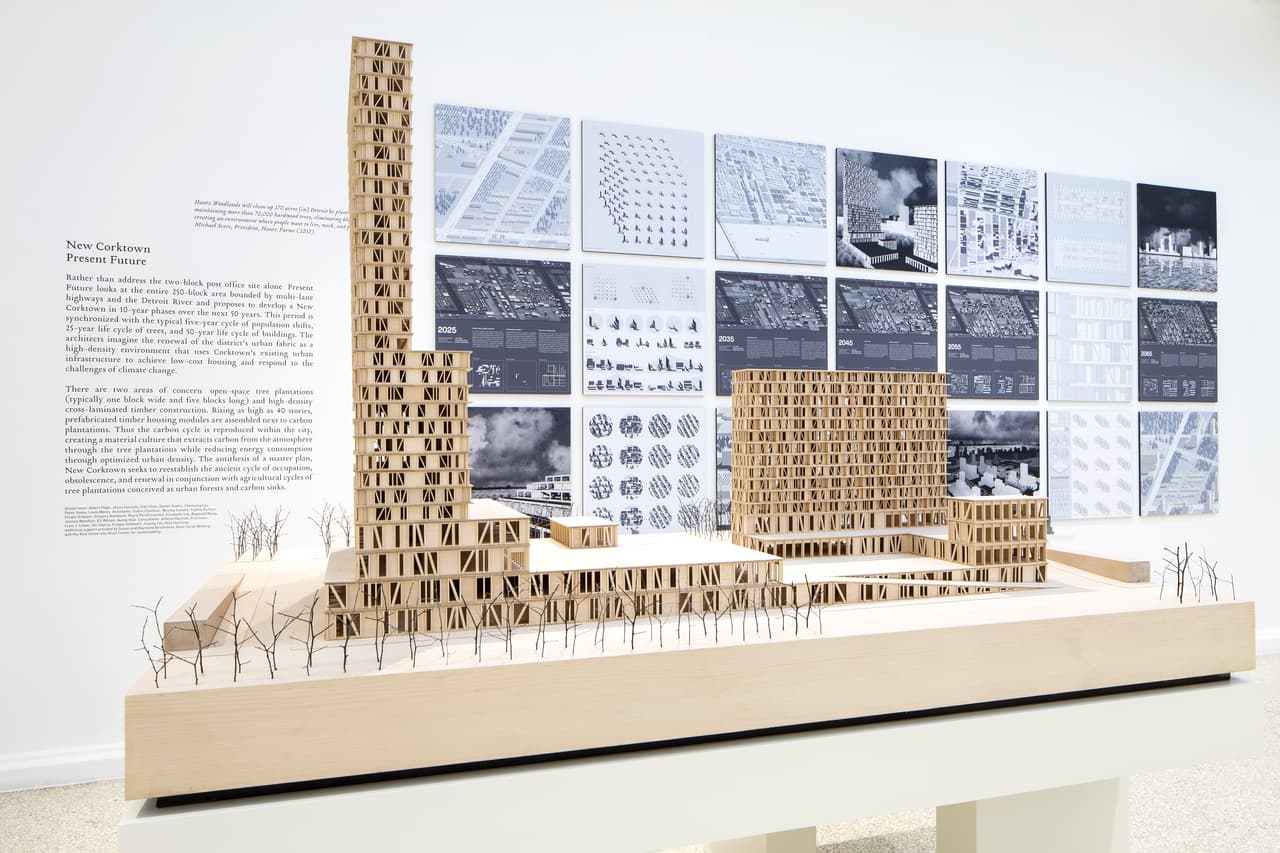 "La imaginación arquitectónica" se llama el pabellón de Estados Unidos.