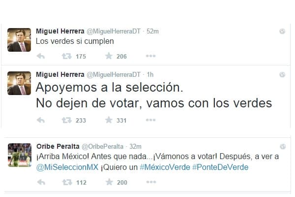 Miguel Herrera publicó apoyo a partido político