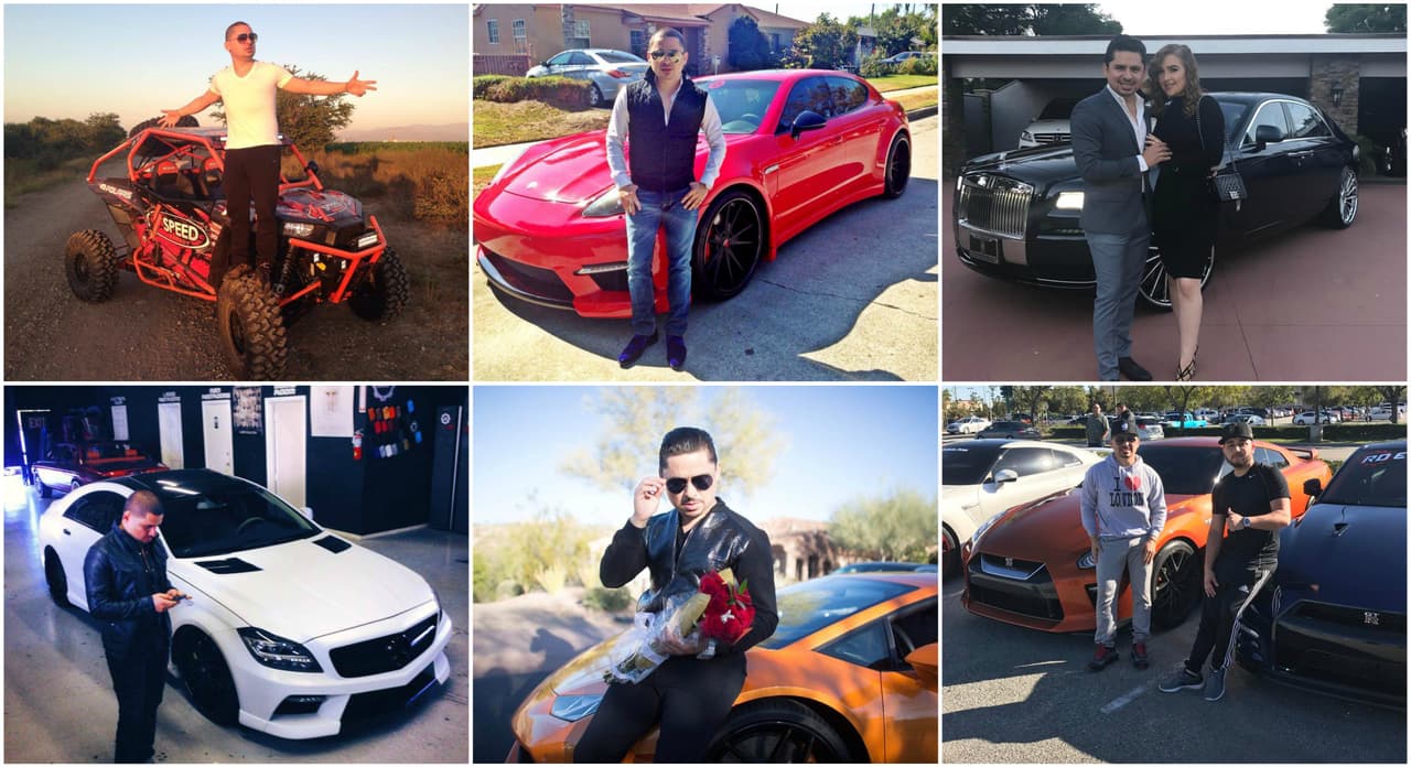 Larry Hernández es un gran amante de los vehículos, y su carrera como cantante le permitio ser dueño de una numerosa cantidad. En esta galería, echaremos un vistazo a su garaje.