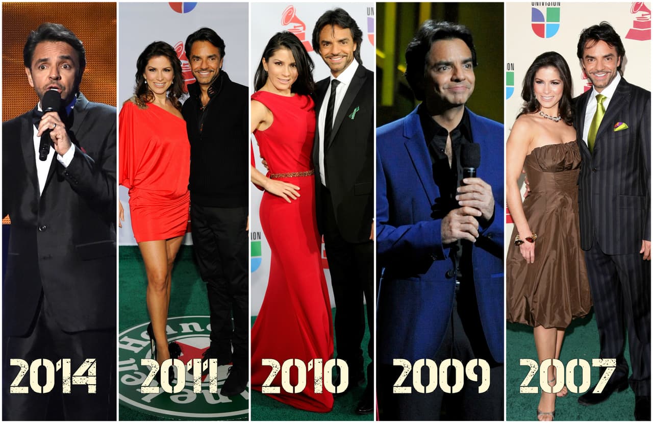 Otro famoso actor que no ha faltado a Latin GRAMMY es Eugenio Derbez, quein además ha caminado por la alfombra de la mano de su amada, la también actriz y cantante Alessandra Rosaldo.