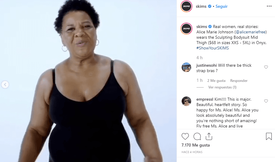 Alice Marie Johnson se convirtió en una de las modelos de la campaña de promoción de un producto que está lanzando la esposa de Kanye West y cuyo tema central es la libertad.