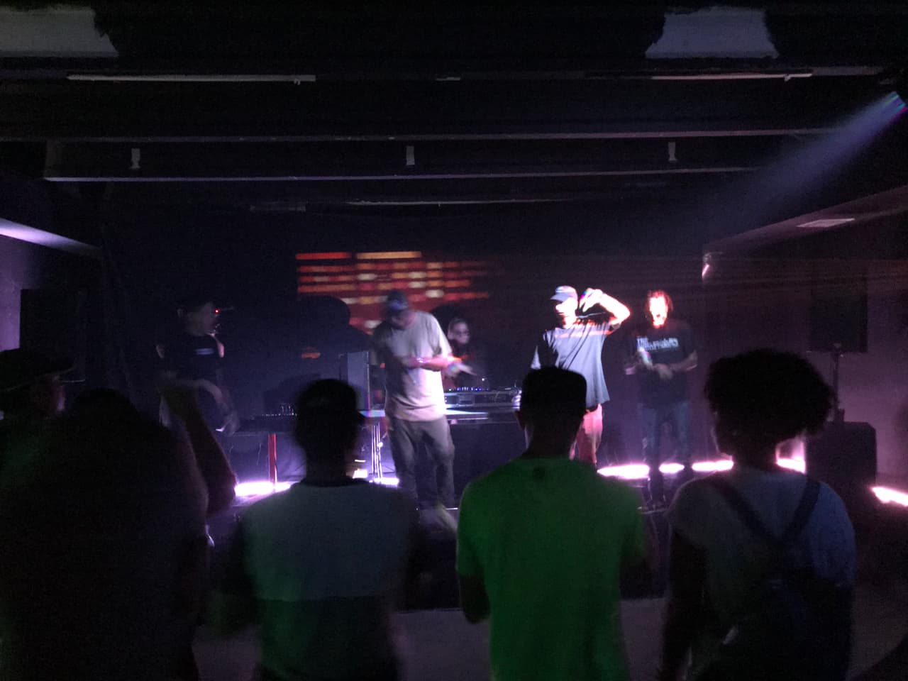 Venezuelan rappers El Arka surprise performance.