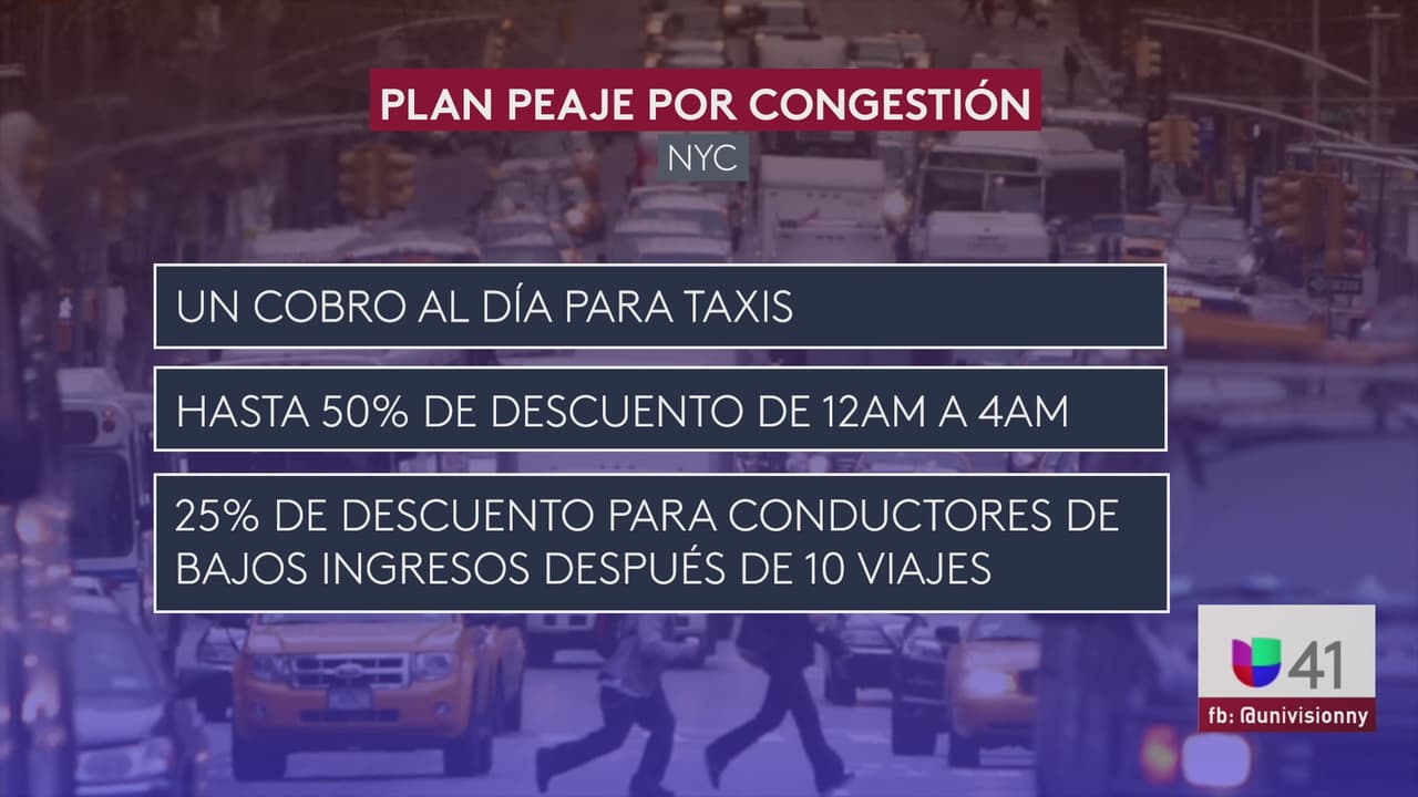A los taxistas le cobrarían solo una vez al día en el plan de tarifas por congestión, según la MTA
