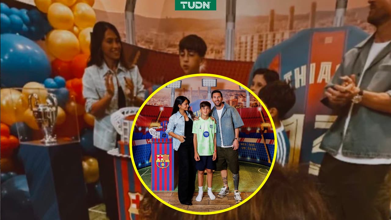 Thiago Messi sorprende al barcelonismo con su fiesta de cumpleaños