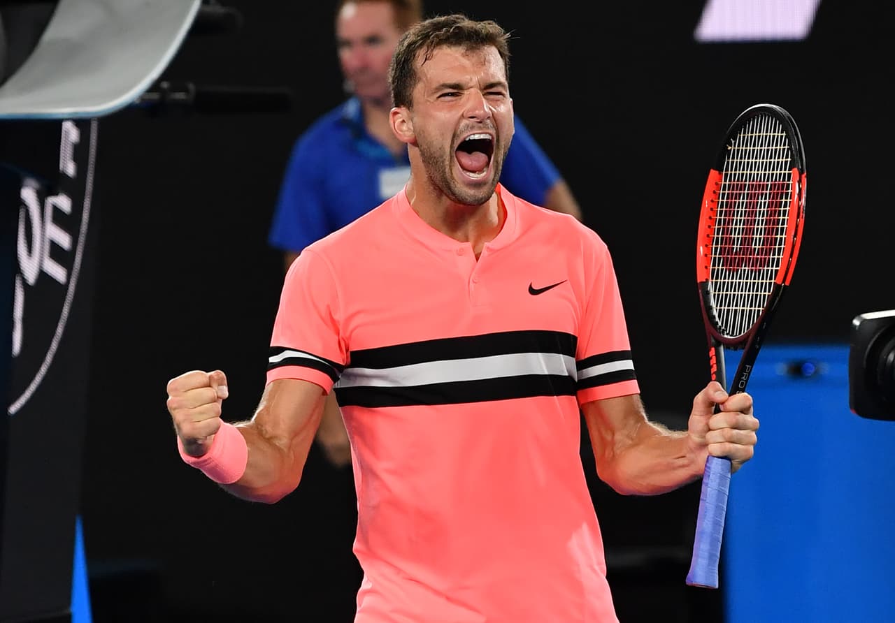 Sin embargo, la alegría fue para Dimitrov con su triunfo 4-6, 6-2, 6-4, 0-6, 8-6, en una fiesta como el Australian Open en la que las celebraciones no paran.