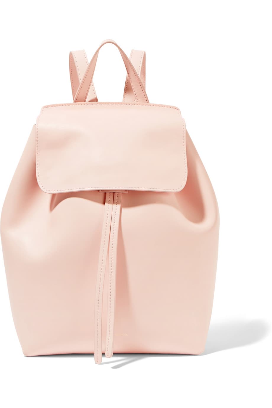 Son prácticos y acarrean consigo una sensación de ligereza y expontaneidad que muchas mujeres quieren dar. Ideal uno en piel rosa, sencillo y de corte geométrico como este de Mansur Gavriel.
<br>