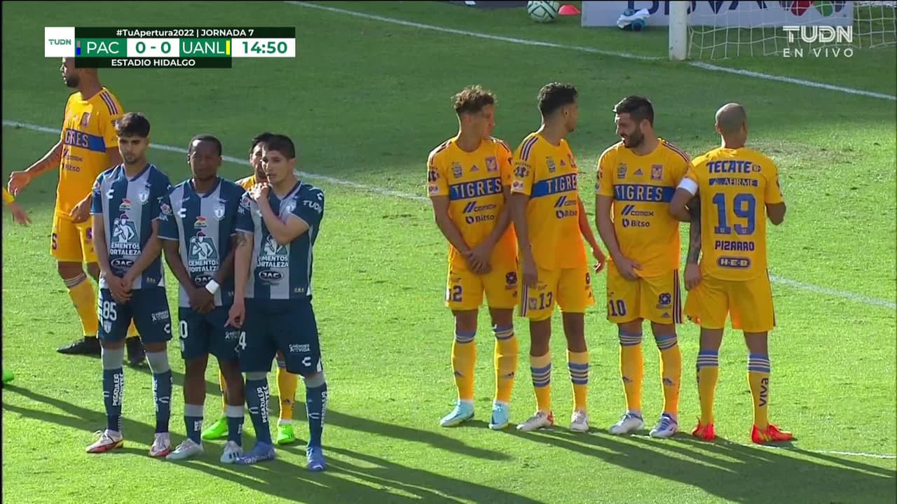 ¡TIRO ATAJADO! disparo por Luis Chávez.