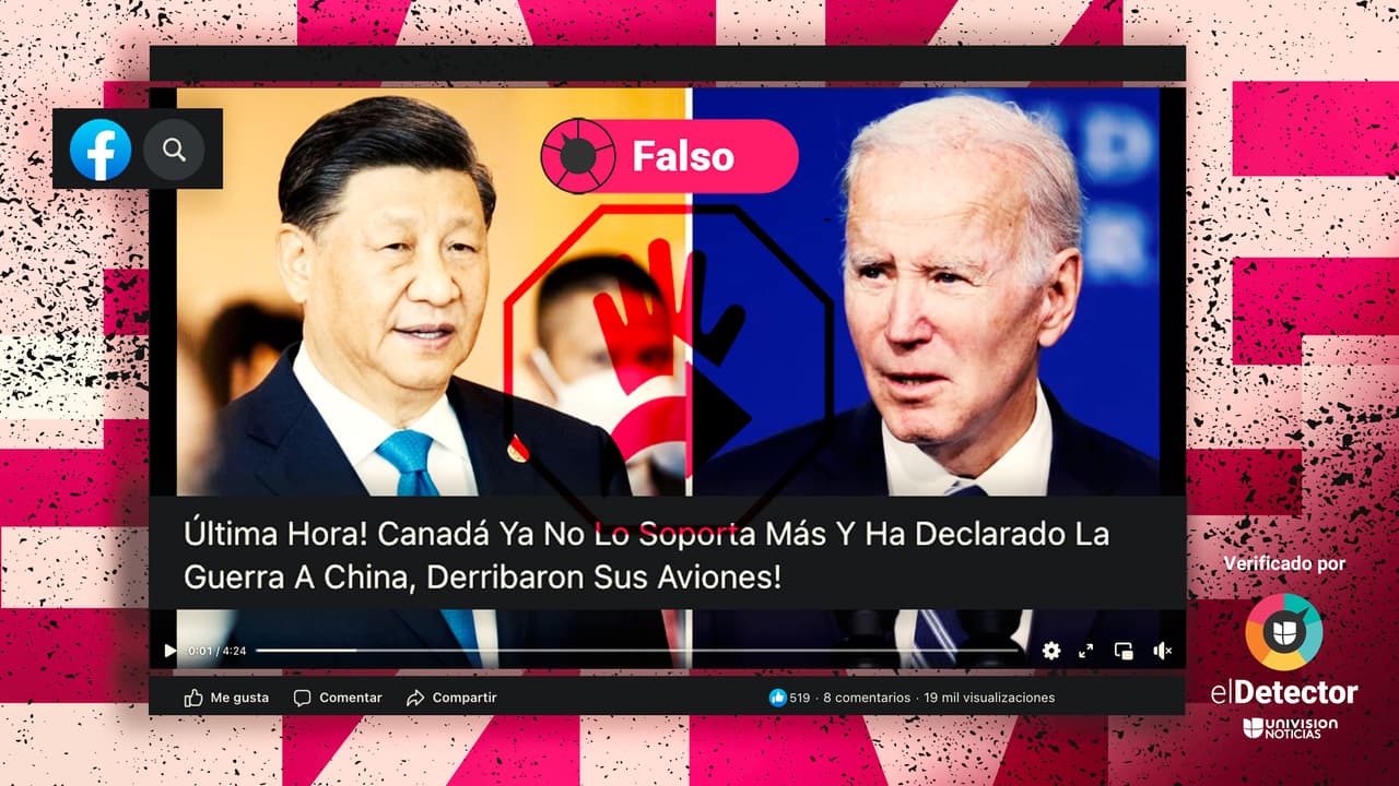 Es falso que Canadá “ha declarado la guerra a China”, como dice un video viral