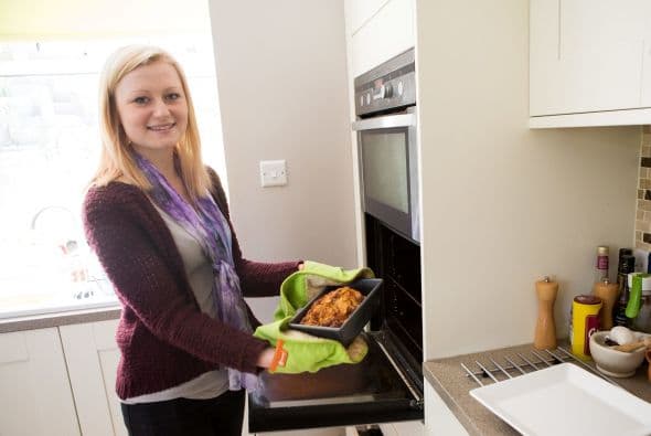 Así que pronto comenzó a comer correctamente de nuevo.