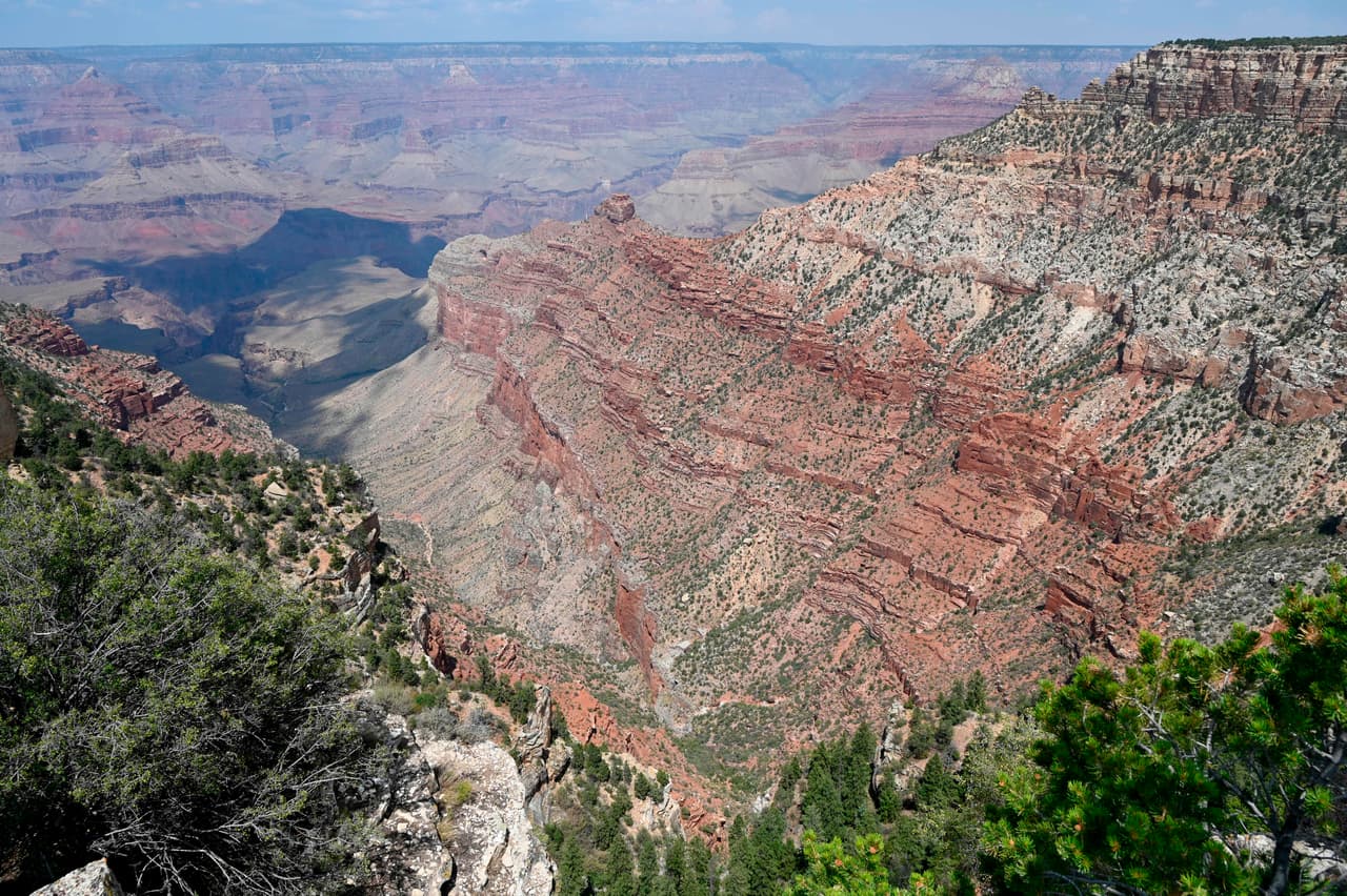 Vista del South Rim del Grand Canyon, el lugar turístico del estado que recibe miles de visitantes cada año.