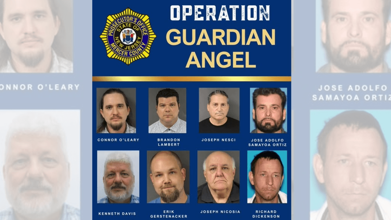 Operación Ángel Guardián: ocho detenidos por explotación infantil en Nueva Jersey y Pensilvania