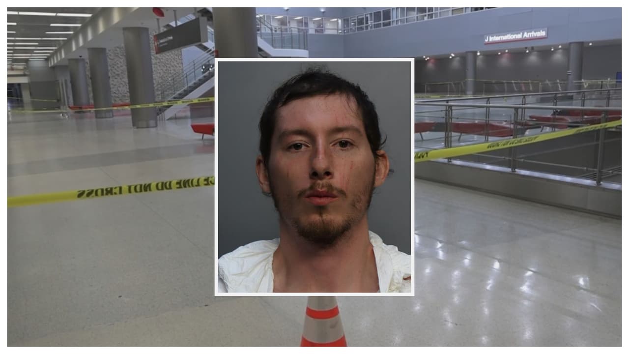 Hombre es acusado de apuñalar 18 veces a un adolescente de 17 años en el aeropuerto de Miami