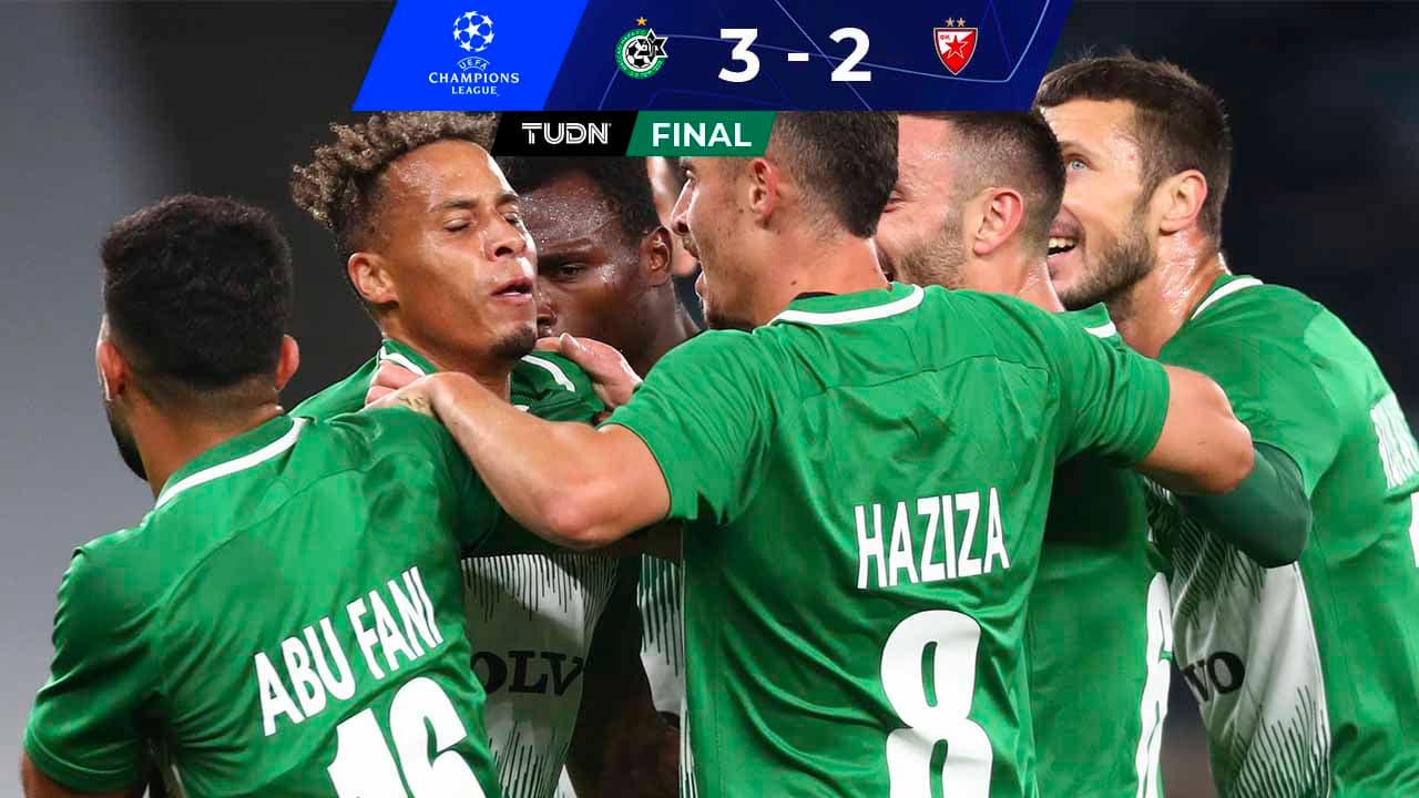 ¡Duelo de volteretas! Maccabi Haifa remonta y vence al Estrella Roja 