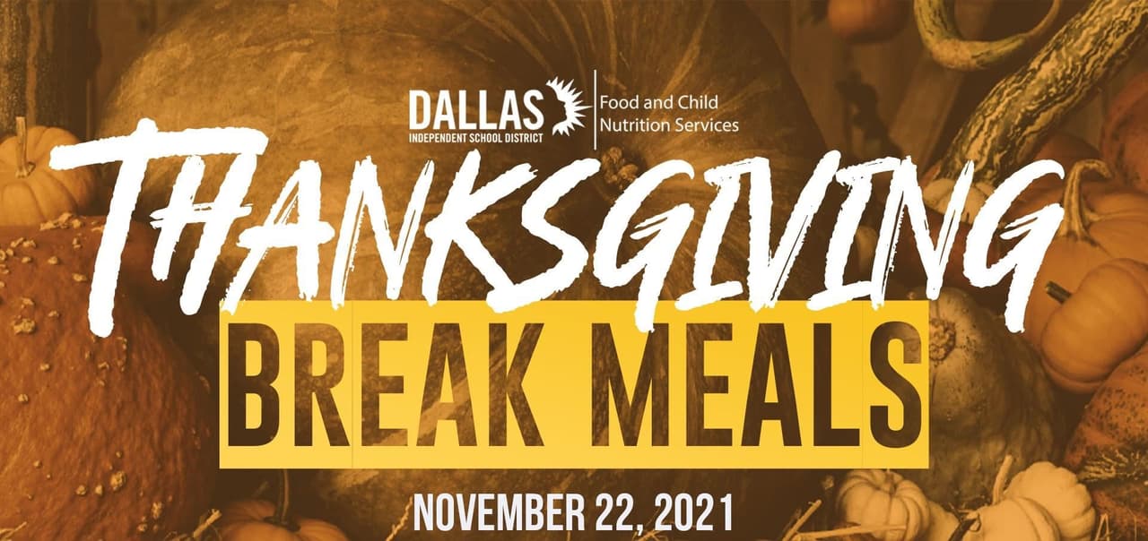 Dallas ISD ofrecerá comidas gratis en Acción de Gracias, te decimos cómo obtener una