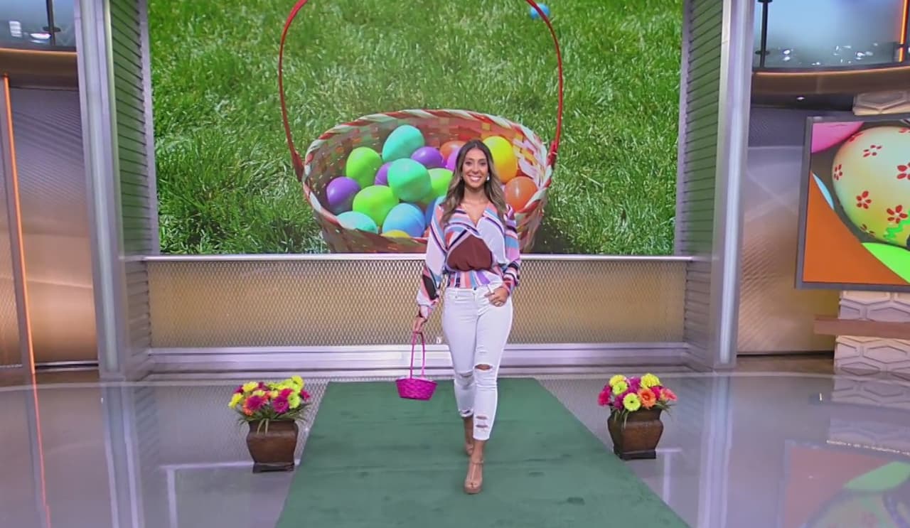 Una opción interesante que permite a las mamis verse lindas y estar cómodas para vivir la experiencia de la búsqueda de los huevos de Pascua.
<br>