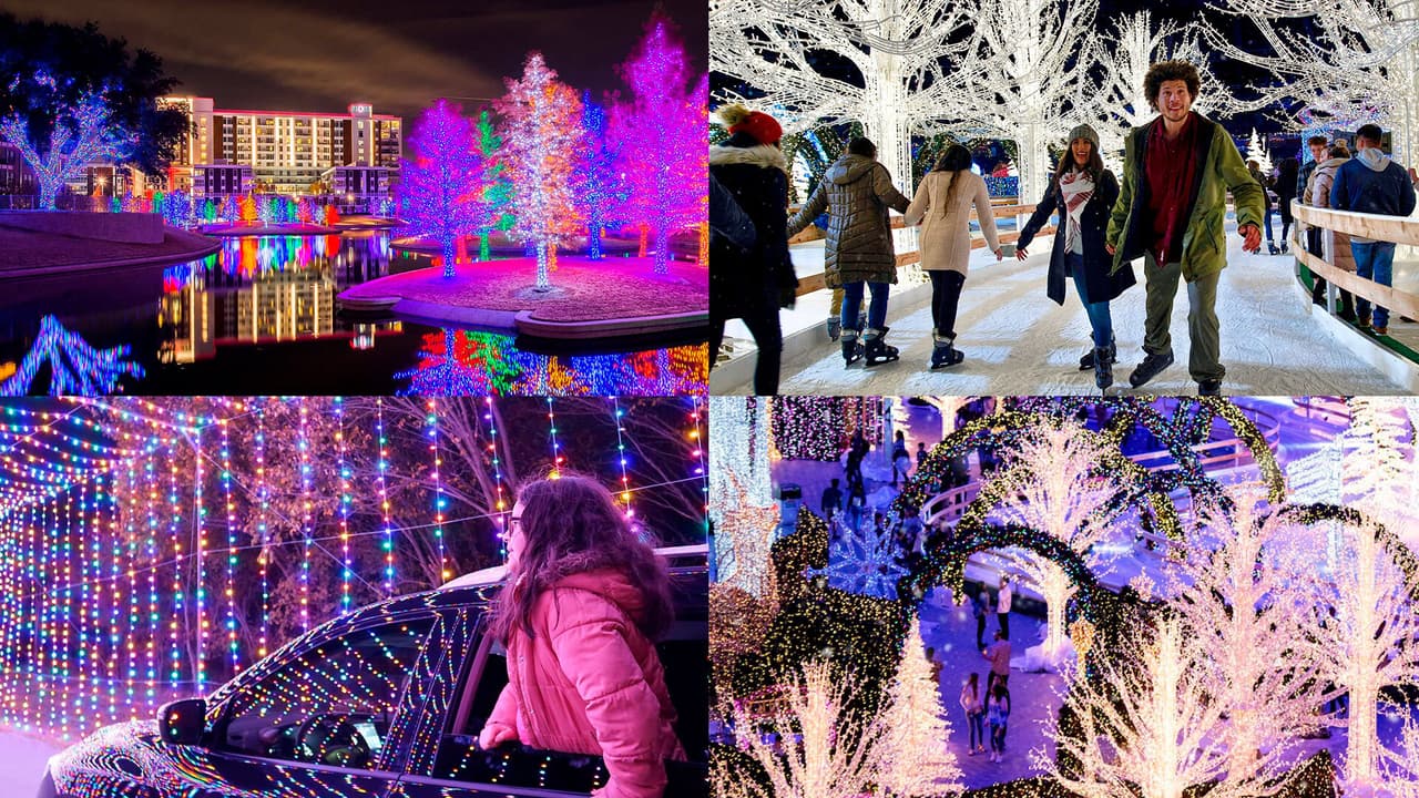 El alumbrado navideño
<a href="https://www.univision.com/local/dallas-kuvn/espectaculo-de-luces-navidenas-vuelve-al-centro-de-grapevine-video">regresa al centro histórico de Grapevine</a> con múltiples actividades que puedes disfrutar junto a toda la familia.