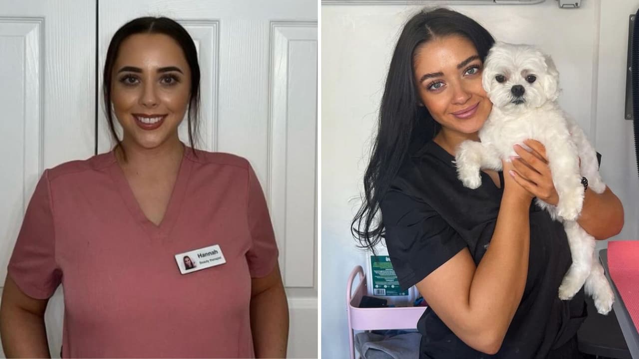 Ellas eran las hijas de John Hunt: a la izquierda Hannah y a la derecha Louise.