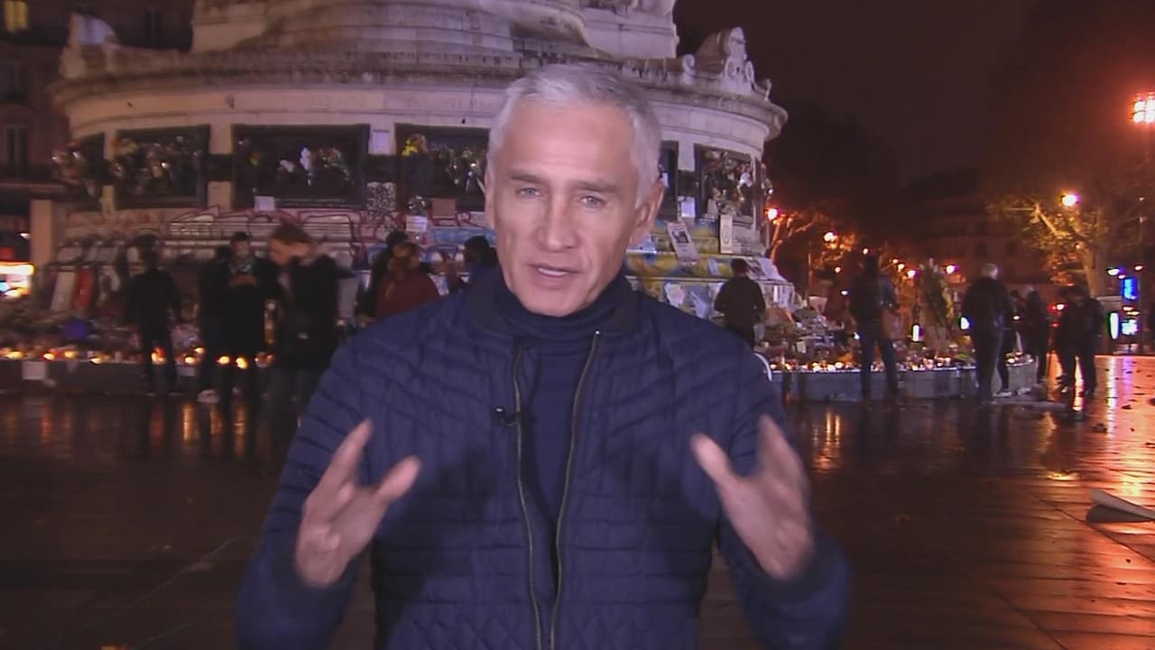 En 2015, en la Plaza de La República, durante la cobertura de los atentados de París.