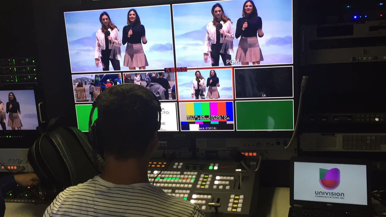 Asi se vio la introducción desde el camión de producción.