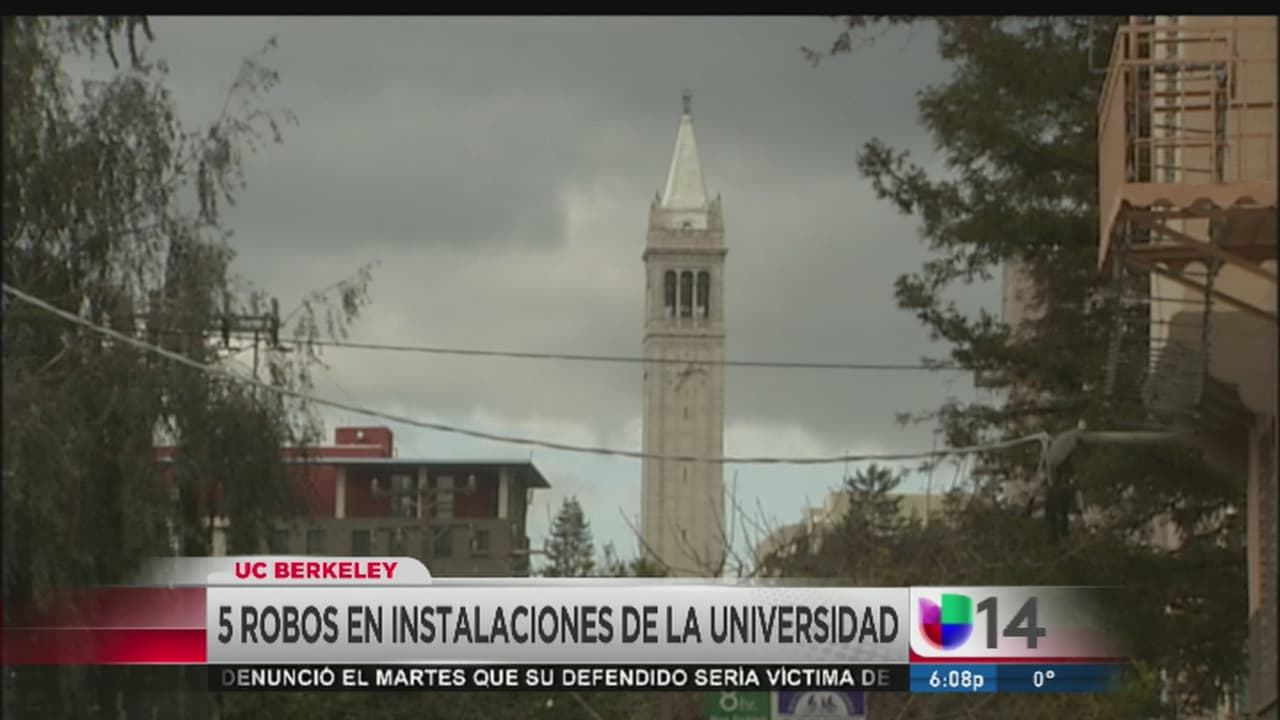 Alerta por robos en la universidad de Berkeley
