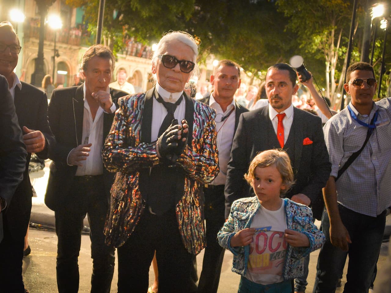 Karl Lagerfeld llevó el glamour de Chanel a Cuba.