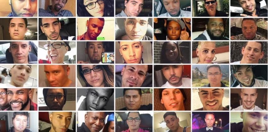 Collage del video donde se ven algunas de las víctimas del club Pulse en Orlando