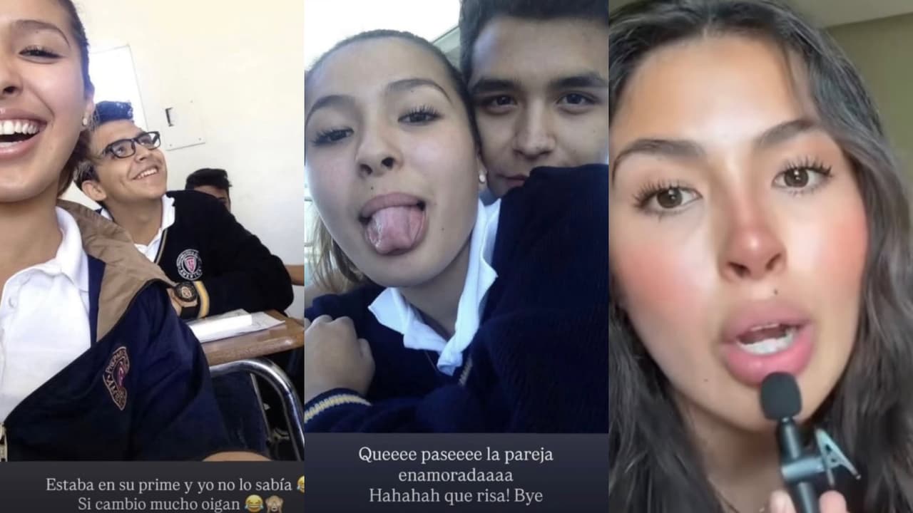 Lisa Fernanda Macías también publicó imágenes como estas en los días de su romance escolar con Nodal en México.