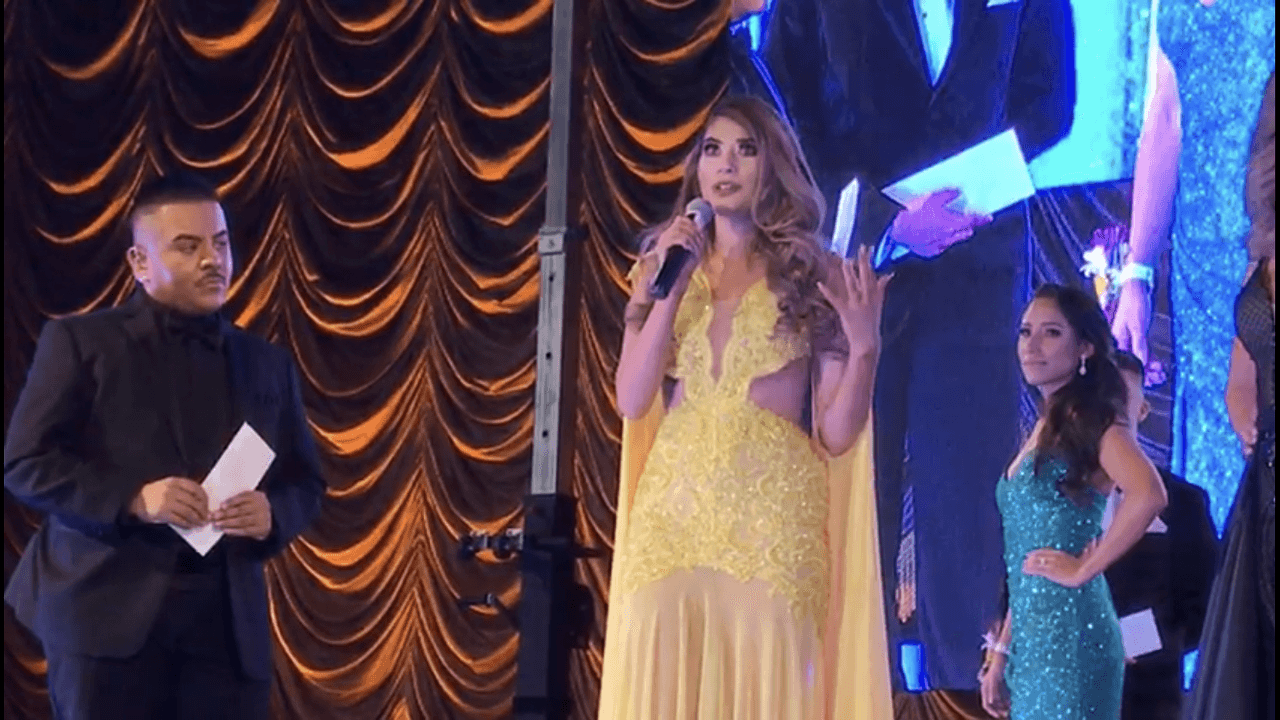 La gala fue celebrada la noche del 20 de octubre en el teatro Crest, en el centro de Sacramento. Las participantes debieron mostrar la autoestima, confianza y capacidad de ser una líder comunitaria.