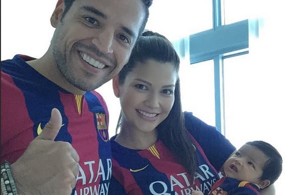 ¡Qué bella familia! juntos como un gran equipo.