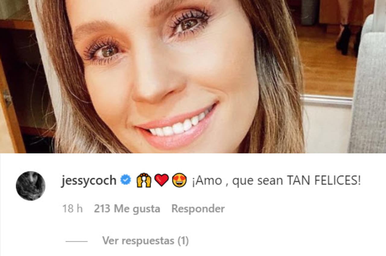 Jessica Coch celebró que "sean tan felices". 
<br>