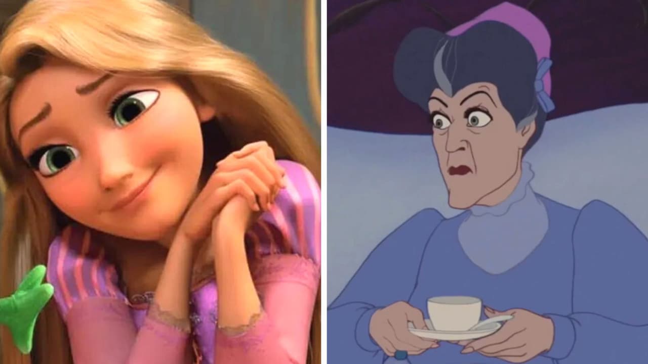 Rapunzel y Lady Tremaine