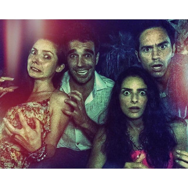 Ahí fue donde se encontraron con su colega Aislinn Derbez y su novio.