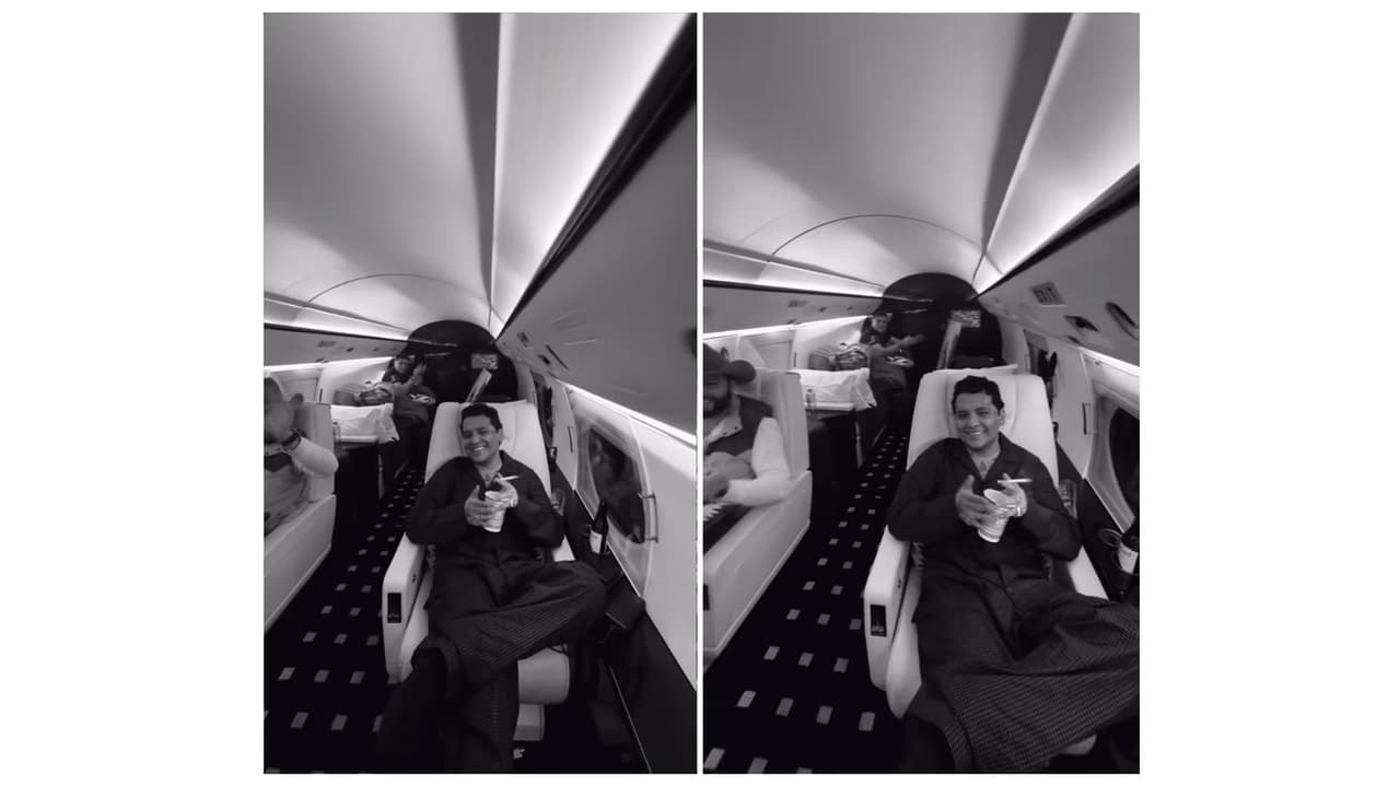 Leonardo Aguilar junto a su cuñado Nodal.