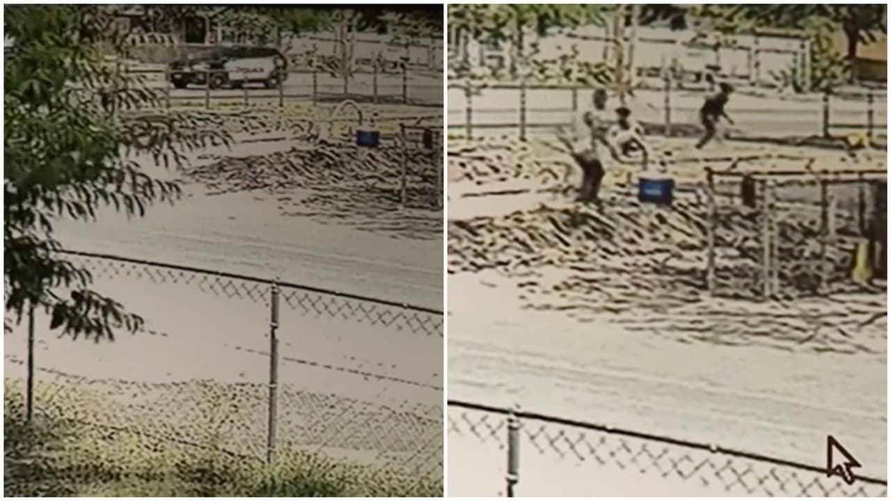 Vecino revela video de seguridad con sonido de los disparos del ataque en la escuela de Uvalde