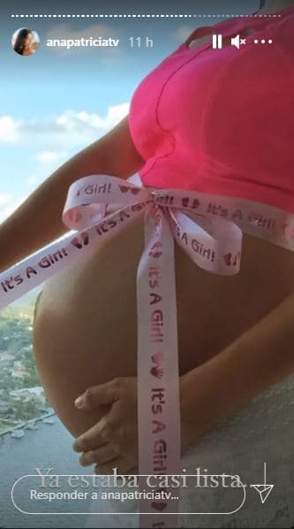 Finalmente recordó las últimas horas de su embarazo.