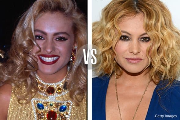 Paulina Rubia es otra de las estrellas cuyas fotos pasadas la delatan en la corrección de nariz.