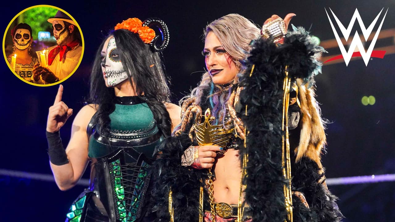 WWE se pone mexicana con luchadora que se viste de catrina para Día de Muertos
