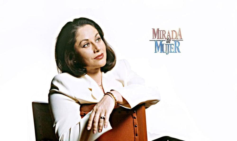 'Mirada de mujer' fue una exitosa telenovela que causó polémica por el amor entre una mujer de más de 50 años y un hombre de 30.