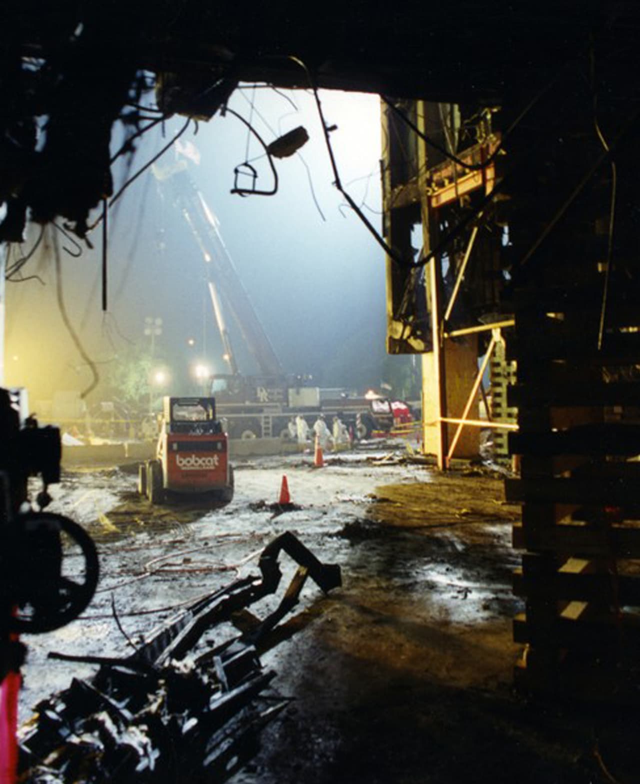Una toma del interior del Pentágono. Armados con cuchillos para cartón y papel, los secuestradores entraron a la cabina del avión y obligaron a la tripulación a salir al área de pasajeros.