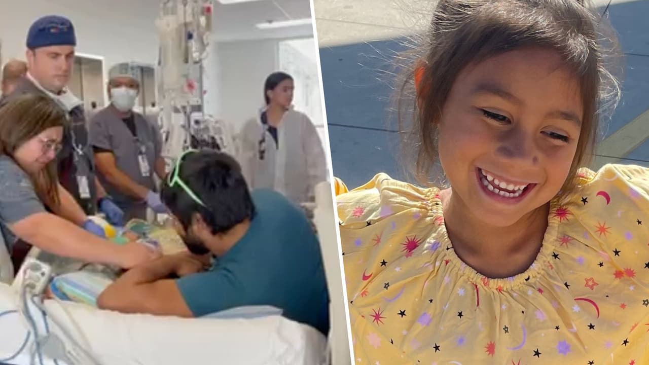 Despiden en pasillo de honor a niña hispana por donar casi todos sus órganos, tras morir en incendio en Texas
