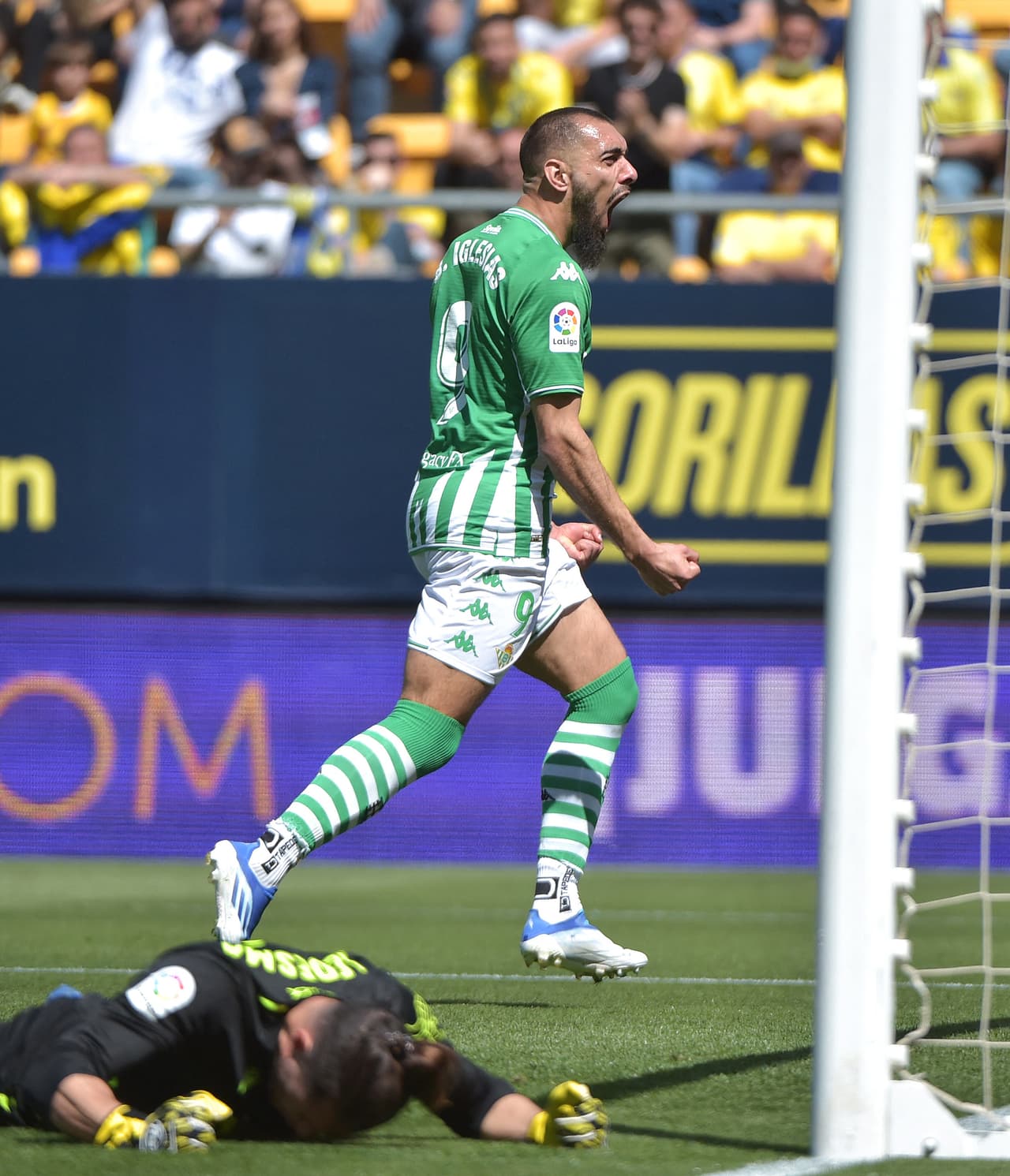 La celebración del Betis no era para menos.
<br>