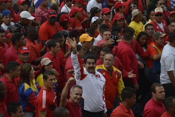 Maduro hizo sus declaraciones mientras caminaba en la marcha organizada hoy en el 55 aniversario del final de la dictadura de Marcos Pérez Jiménez (1952-1958).