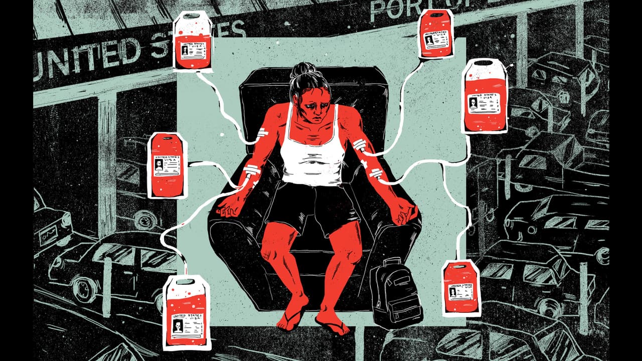 Las tácticas de las compañías farmacéuticas para atraer a mexicanos que donen plasma sanguíneo en la frontera con EEUU