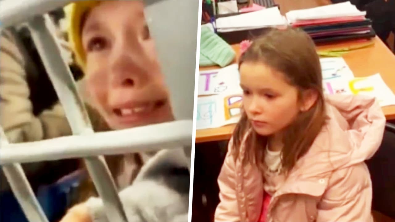 Policía rusa arresta a varios niños que protestaban contra la guerra en Ucrania