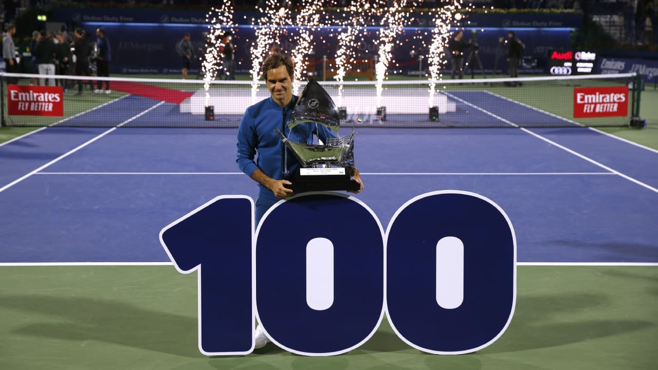 Con el título 100, Roger Federer vuelve al top 5 del ranking de la ATP