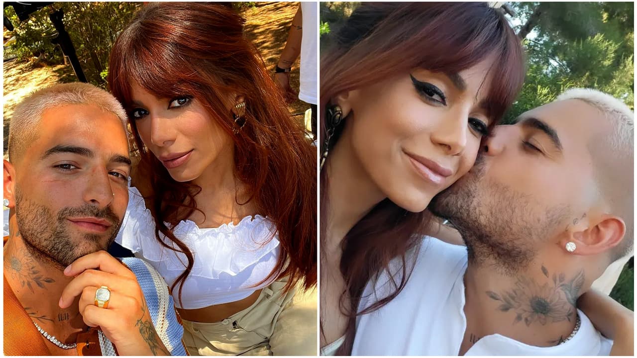 Anitta se deja ver con Maluma en Ibiza y así reaccionó cuando le pidió una “novia de Brasil”