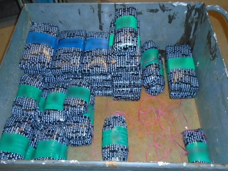 Agentes del CBP en Nogales, Arizona, incautaron 88 libras de heroína, el segundo cargamento del narcótico más grande descubierto en esa zona, y 8 libras de cocaína el 21 de enero de 2017.